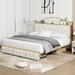 Mercer41 Yosvani Platform Bed Upholstered/Velvet in White | King | Wayfair 35C691B086B74AEF85DBCE7940207C61