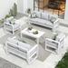 Latitude Run® 7 - Person Outdoor Seating Group w/ Cushions | 29.7 H x 73 W x 26 D in | Wayfair AFC2F76456C24B7A969804A375363702