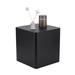 Latitude Run® MDF Nesting Table/Side Table/Coffee Table/End Table For Living Room in Black | 14.96" H x 15.74" L x 15.74" W | Wayfair