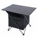 Ebern Designs Portable Folding Alloy Table w/ High-Capacity Storage & Carry Bag For Camping, Traveling, Hiking, Fishing, Beach, BBQ, Small | Outdoor Furniture | Wayfair