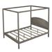 Red Barrel Studio® Queen Size Canopy Platform Bed | Wayfair 7F16596C1ECE4096A447193D7345F4C1