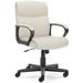 Latitude Run® Mid Back Office Desk Chair w/ Padded Armrests PU Leather Home Office Chair | Wayfair 47078100862F4BCFBC1A8A60E6410140