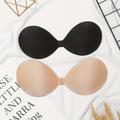 1 Pair Women's Silicone Bust Push Up Shaped Bra, Lingerie Accessories