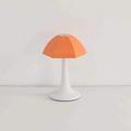 Lampe de table champignon rechargeable à intensité variable, lampe de bureau à manger à LED, lampe de table en métal portable étanche avec gradation en continu, luminosité à 3 niveaux pour la