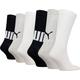 Sportsocken PUMA Gr. 43-46, weiß (white, grey, black combo) Herren Socken Multipacks