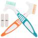 Travel Toothbrush 2 Sets Toothbrushes Individually Wrapped Case Dental Denture Kit Toiletries