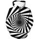 Men's Hoodie Pullover Hoodie Sweatshirt Lightweight Hoodie Black And White Black white Black White Blue Hooded Graphic Optical Illusion Daily Going out 3D Print Designer Basic Casual Fall Clothing