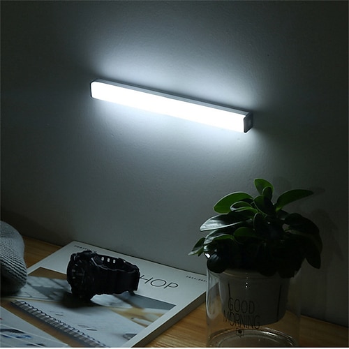 Unterschrankbeleuchtung, Schranklicht mit Bewegungsmelder, kabellose LED-Nachtlichter, Schlafzimmerdekorlicht, Wanddekolampe mit Melder, Treppenhaus, Schrank, Ganglicht Image