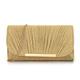 Damen Clutch Abendtasche Abendtasche Polyester Party Täglich Kette Feste Farbe Silber Champagner Gold