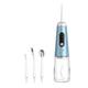 Oral Irrigator USB Rechargeable Water Flosser Portable Dental Water Jet Water Tank Waterproof Teeth Cleaner