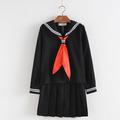 Women's Student / School Uniform Schoolgirls Cosplay Costume For Masquerade Adults' Top Skirt