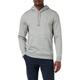 Original Penguin Herren L/S Sticker Pete Pullover Fleece Hoodie Kapuzenpullover, Rain Heather, L