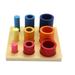 1 Set of Kids DIY Color Matching Educational Plaything Wooden Rainbow Toy