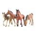 Simulation Horse Office Decor Resin Sculpture Cars Toys Plastic Ornament Pretty Child