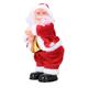 Old Man Thumbs up Decor Ornament Santa Xmas Present for Kids Buttocks Red Flannel Elder Child