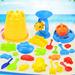 25pcs/set Children Beach Toy Sand Castle Clay Mold Building Model Beach Toys for Kids Child Baby