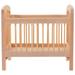 Doll Crib Toy House Furniture Baby Miniature Wooden Rocking Cradle Dolls Child Household