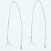 2pcs Switch Crystal Zipper Crystal Ceiling Fan Wall Light Decor Crystal Fan Ceiling Light Fan Chain Lamp Chain Pulls Finials for Lamps Ceiling Fan Extension Pull Chain Fan Pulls