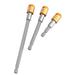 3-Pack 1/4 Hex Shank Electric Screwdriver Bit Holder Extension Bar Set - Yellow 60mm/100mm/150mm Lengths Stainless Steel Chromium-Vanadium Strong Magnetic Connection for Quick Change