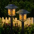 Oneshit Outdoor Solar Lamp Solar Garden Floor Lamp Garden Lamp Garden Lamp Small House Lamp in Clearance Lamps & Lighting Multi-color