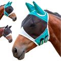 Masque anti Taille S-mouches pour chevaux - Protection uv - Masque anti-moustiques pour cheval