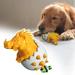 CUSSE Dinosaur Egg Shape Aggressive Chew Dog Toys Dog Chew Toys Large Breed Indestructible Dog Toys Orange