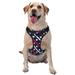 Coaee Patriotic Star Dog Harness&Pet Leash Harness Adjustable Dog Vest Harness For Training Hunting Walking Outdoor Walking- Medium