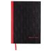 Black n Red Notebook Durable Hardcover Premium Optik Paper Scribzee App Compatible Environmentally Friendly Secure Casebound Binding 11-3/4 x 8-1/4 96 Double-Sided Ruled 1 Count (D66174)