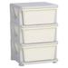 Kids Storage Unit Dresser-Cream White