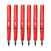 6Pcs Grip Posture Correction Design Pencil without ink Old Undead Pen Metal Pen on Clearance Pens Gel Pens Pilot G2 Pens 0.7 office Supplies Colored Pens