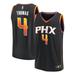 Isaiah Thomas Men's Fanatics Branded Black Phoenix Suns Fast Break Custom Replica Jersey - Statement Edition