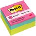 Post-itÂ® Notes Cube 400 Total Notes 3 x 3 Bright Colors (Pack of 3)