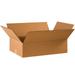 BOX USA 22x12x6 Flat Corrugated Boxes Flat 22L x 12W x 6H Pack of 25 | Shipping Packaging Moving Storage Box for Home or Business Strong Wholesale Bulk Boxes