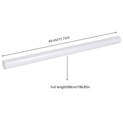 TEMU 1 Roll Of Matte Frosted Window Film Privacy Protection Vinyl Self Adhesive Window Stickers For Home Door Bedroom Living Room Decor Image