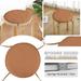 myvepuop 2024 Round Garden Chair Pads Seat Cushion For Outdoor Bistros Stool Patio Dining Room Four Ropes Brown 38X38CM