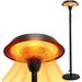 Patio Heater Electric Patio Heater 1500W Infrared Heater Outdoor Heater Infrared Patio Heater Waterproof & Tip-Over Protection for Indoor/Outdoor Garden Balcony Garage and Backyard (EPH-BLK)