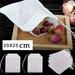 Deagia Kitchen Storage Clearance 100Pcs Empty Teabags String Heat Filter Paper Herb Loose Tea Bag Drinkware