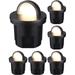 YINCHEN 6W Well Lights Landscape LED In Ground Outdoor In-Ground Lights Low Voltage Well Lights for Pathway Driveway Aluminum CRI90 IP67 Waterproof 12-24V AC/DC 3000K Warm White Pack of 6