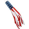 4th of July Decorations 60 Inch American Windsock Heavy Duty Patriotic Fourth of July Outdoor Decor American Flag USA Windsock With Embroidered Stars Red White and Blue Decor for Memorial Day Outside