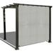 90% UV Block Sun Shade Privacy Panel with Grommets on 4 Sides for Patio Awning Window Pergola or Gazebo