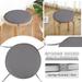 Sueyeuwdi Seat Cushion Throw Pillows For Couch Round Garden Chair Pads Seat Cushion For Outdoor Stool Patio Dining Room Four Ropes Room Decor Home Decor Gray