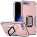 Mantto for Apple iPhone 7 Plus / 8 Plus Cover with Ring Kickstand Impact-Resistant Shockproof Protective Bumper Magnetic with Car Mount Durable Hybrid Rugged Phone Case Rosegold