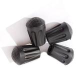 Walking Stick Tips 4pcs Trekking Pole Tips Ends Replacement Rubber Feet for Hiking Poles Trekking Tip Poles Boot Tips Rubber Feet