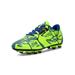 Tenmix Soccer Cleats Mens Kids Athletic Football Boots Boys Girls Outdoor Ground Football Shoes Youth Green 7.5