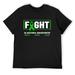 Mens Glaucoma Awareness Shirt - Green Ribbon Fight Glaucoma Raglan Baseball Tee Black Medium