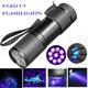 Blacklight Detection 9 Led Ultra Violet Mini Flashlight torch Lamp on Clearance Flashlight Flashlights High Lumens Tactical Flashlight Led Flashlight