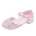 SXcggal Girls Shoes Children s High Heels Dance Shoes Little Girls Crystal Shoes Fashionable Cute Comfortable Girls Sandals Slippers