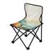 Palm Leaves Landscape Portable Camping Chair Outdoor Folding Beach Chair Fishing Chair Lawn Chair with Carry Bag Support to 220LBS