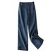 Women s Stretch Pants Retro Green Low Leggings High Waist Classic Elastic Waisted Lightweight Business Long Trousers Wide-Leg Dress Casual Golf Slacks with Pockets