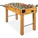 48in Competition Sized Foosball Table Arcade Table Soccer for Home Game Room Arcade w/ 2 Balls 2 Cup Holders